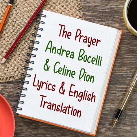 the prayer celine lyrics|Celine dion bocelli the prayer.